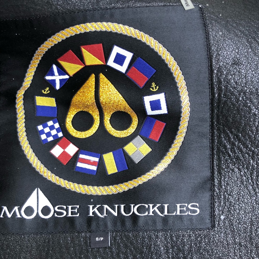 Moose Knuckles Shearling Jacket S Coat Fur NEW - Picture 10 of 14